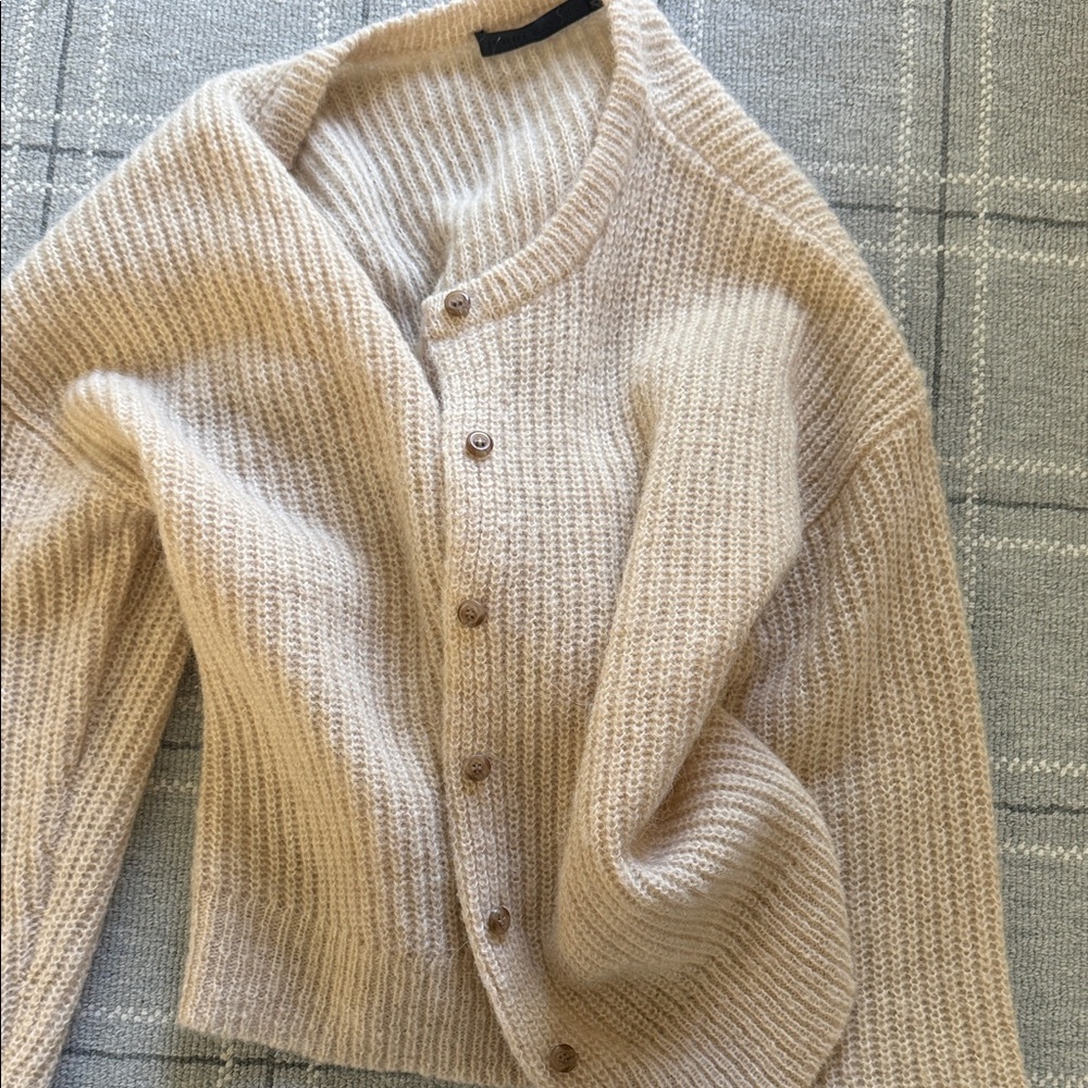 Jenni Kayne Cream Knit Sweater